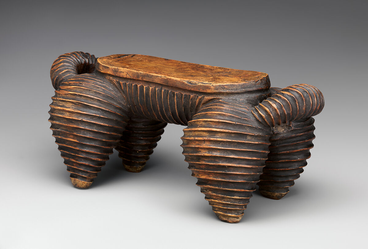 Zoomorphic headrest, Circle of "Unobadula" (active mid–late 19th century, KwaZulu-Natal, South Africa), Wood, Nguni peoples