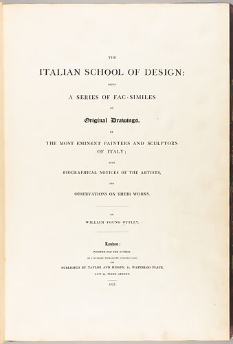 The Italian school of design : being a series of fac-similes of original drawings