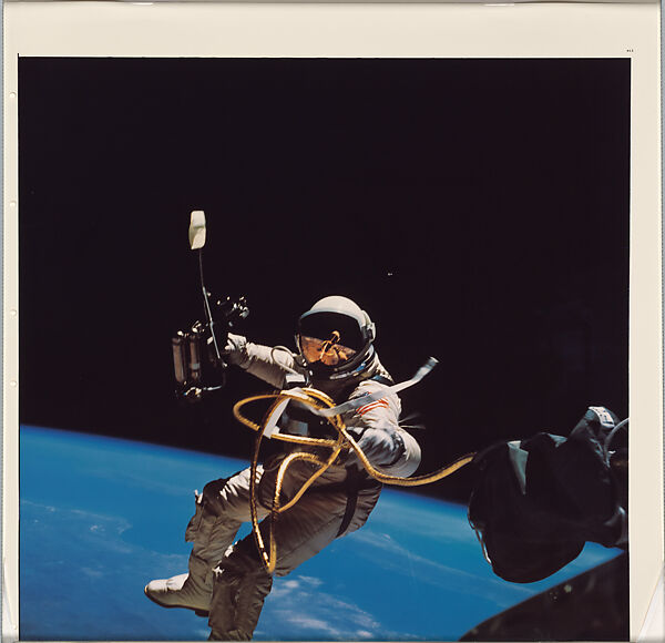 Ex White Extravehicular Activity (EVA), James McDivitt (American, born Chicago 1929), Polaroid Laser Print 