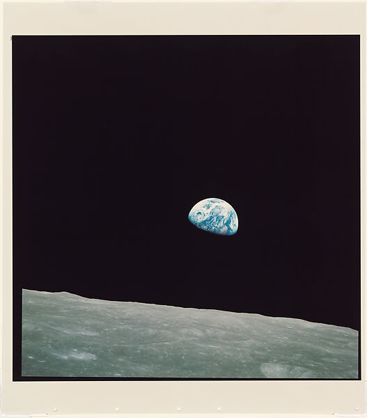 Earthrise, William Anders (American (born Hong Kong) 1933), Polaroid Laser Print 