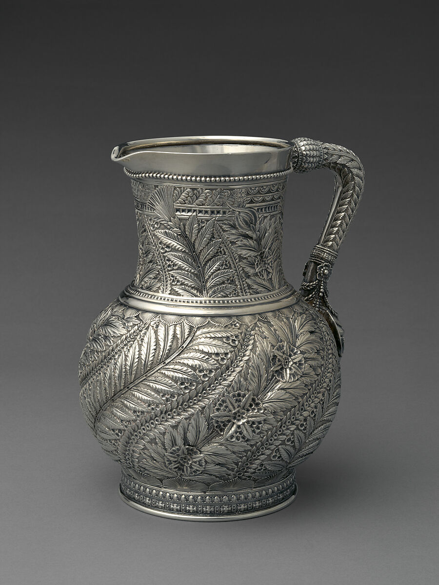 Pitcher, Tiffany &amp; Co. (1837–present), Silver, American