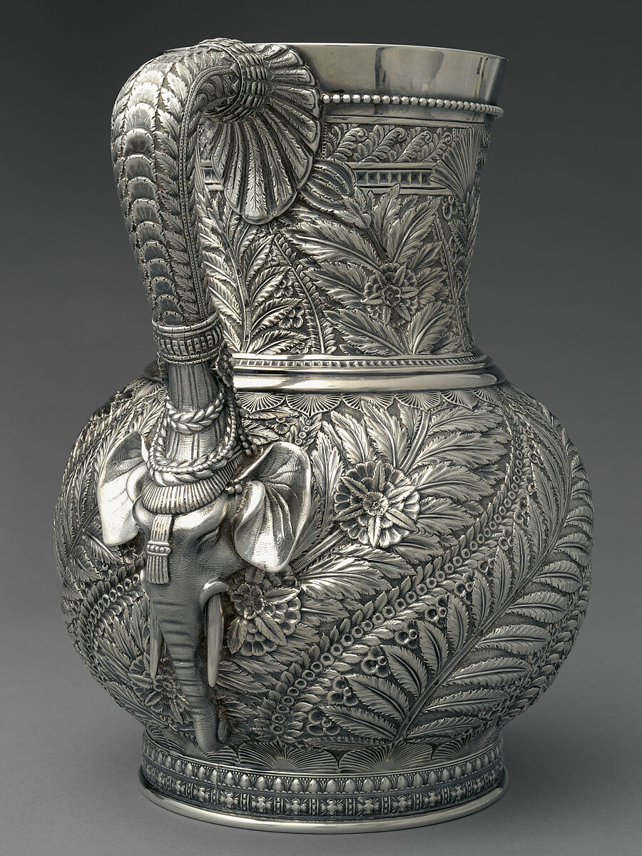 Pitcher, Tiffany &amp; Co. (1837–present), Silver, American 