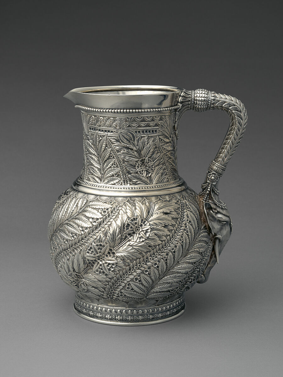 Pitcher, Tiffany &amp; Co. (1837–present), Silver, American