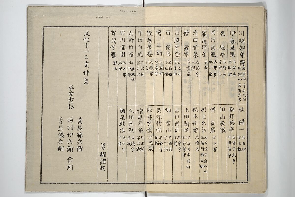 Chikudō Picture Album (Chikudō gafu nihen) 竹堂画譜 二編, Ki Chikudō 紀竹堂 (Japanese, died 1825), Set of two woodblock printed books; ink and color on paper, Japan