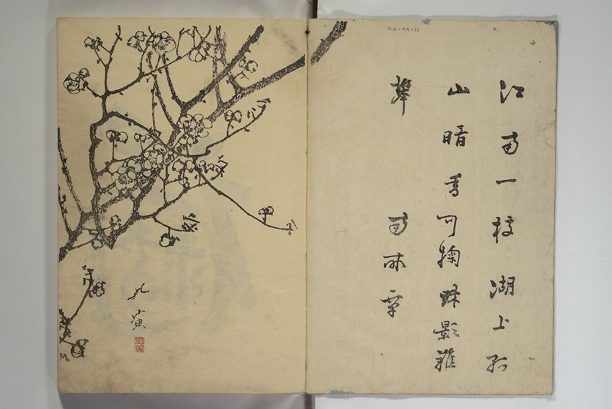 The Nanpo Album (Nanpo jō)  南畝帖, Nagayama Kōin (Hirotora) 長山孔寅画・蜀山人 (Japanese, 1765–1849), Woodblock printed book; ink and color on paper, Japan