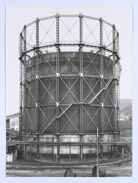 Gas Tanks (Germany, Belgium, United States, and Great Britain), Bernd and Hilla Becher (German, active 1959–2007), Gelatin silver prints