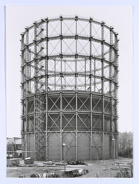 Gas Tanks (Germany, Belgium, United States, and Great Britain), Bernd and Hilla Becher (German, active 1959–2007), Gelatin silver prints