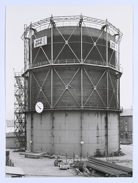 Gas Tanks (Germany, Belgium, United States, and Great Britain), Bernd and Hilla Becher (German, active 1959–2007), Gelatin silver prints