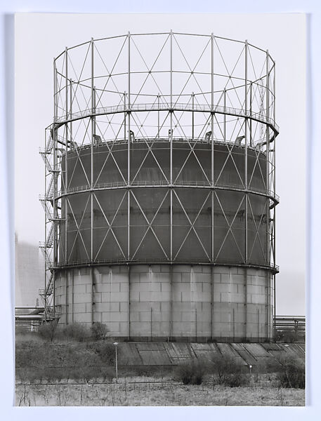 Gas Tanks (Germany, Belgium, United States, and Great Britain), Bernd and Hilla Becher (German, active 1959–2007), Gelatin silver prints