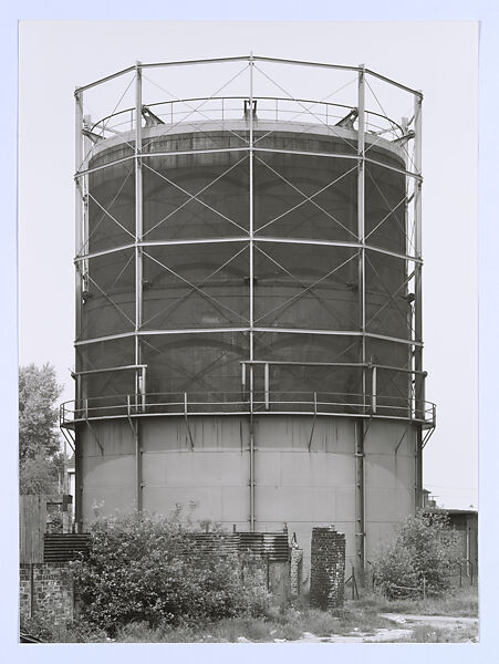 Gas Tanks (Germany, Belgium, United States, and Great Britain), Bernd and Hilla Becher (German, active 1959–2007), Gelatin silver prints