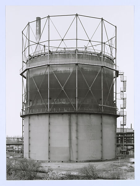 Gas Tanks (Germany, Belgium, United States, and Great Britain), Bernd and Hilla Becher (German, active 1959–2007), Gelatin silver prints