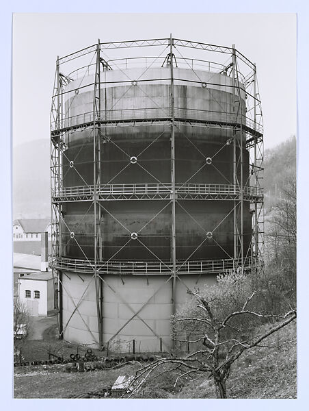 Gas Tanks (Germany, Belgium, United States, and Great Britain), Bernd and Hilla Becher (German, active 1959–2007), Gelatin silver prints