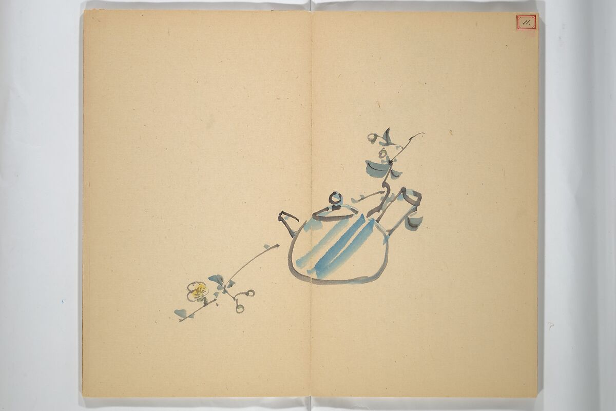 Album [of works] by the master Koiso Zensetsusō (complete) (Koiso Zensentsusō sensei gajō-kan) 小磯前雪窓先生画帖完, Koiso Zensetsusō 小磯前雪窓 (Japanese, 1832–1902), Accordion album; ink and color on paper, Japan