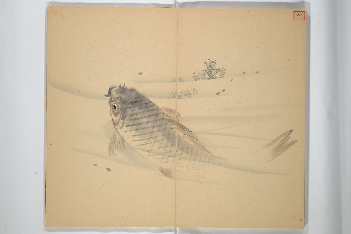 Album [of works] by the master Koiso Zensetsusō (complete) (Koiso Zensentsusō sensei gajō-kan) 小磯前雪窓先生画帖完, Koiso Zensetsusō 小磯前雪窓 (Japanese, 1832–1902), Accordion album; ink and color on paper, Japan