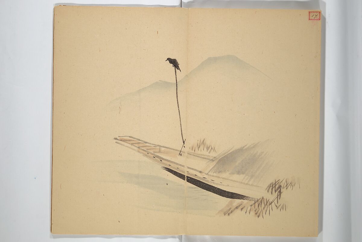 Album [of works] by the master Koiso Zensetsusō (complete) (Koiso Zensentsusō sensei gajō-kan) 小磯前雪窓先生画帖完, Koiso Zensetsusō 小磯前雪窓 (Japanese, 1832–1902), Accordion album; ink and color on paper, Japan