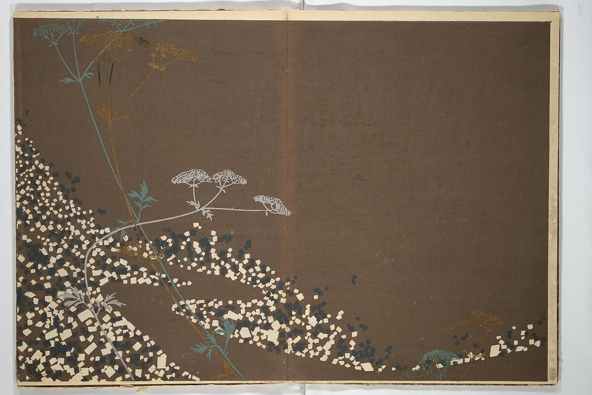 Seiei: A Design Book 精英, Yamada Naosaburō 山田直三郎 (Japanese), Woodblock printed book; ink, color, mica, and metallic pigments on paper, Japan
