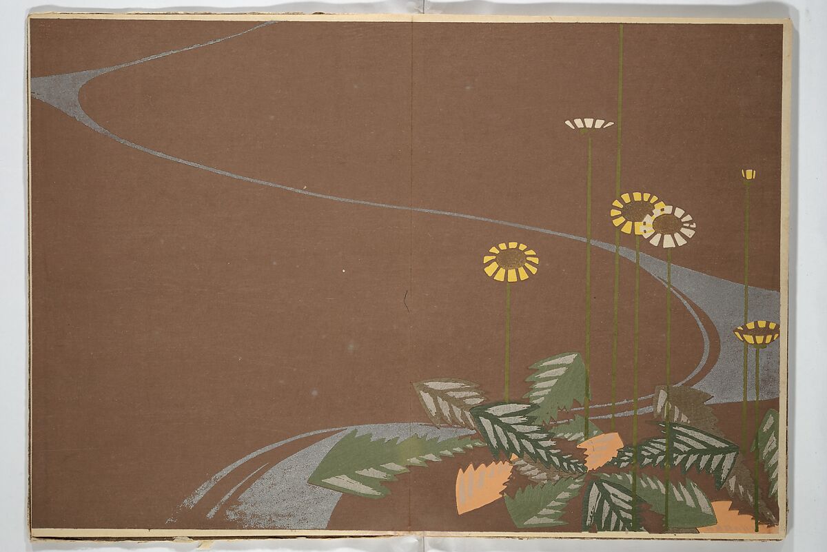 Seiei: A Design Book 精英, Yamada Naosaburō 山田直三郎 (Japanese), Woodblock printed book; ink, color, mica, and metallic pigments on paper, Japan