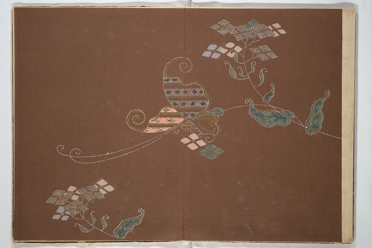 Seiei: A Design Book 精英, Yamada Naosaburō 山田直三郎 (Japanese), Woodblock printed book; ink, color, mica, and metallic pigments on paper, Japan