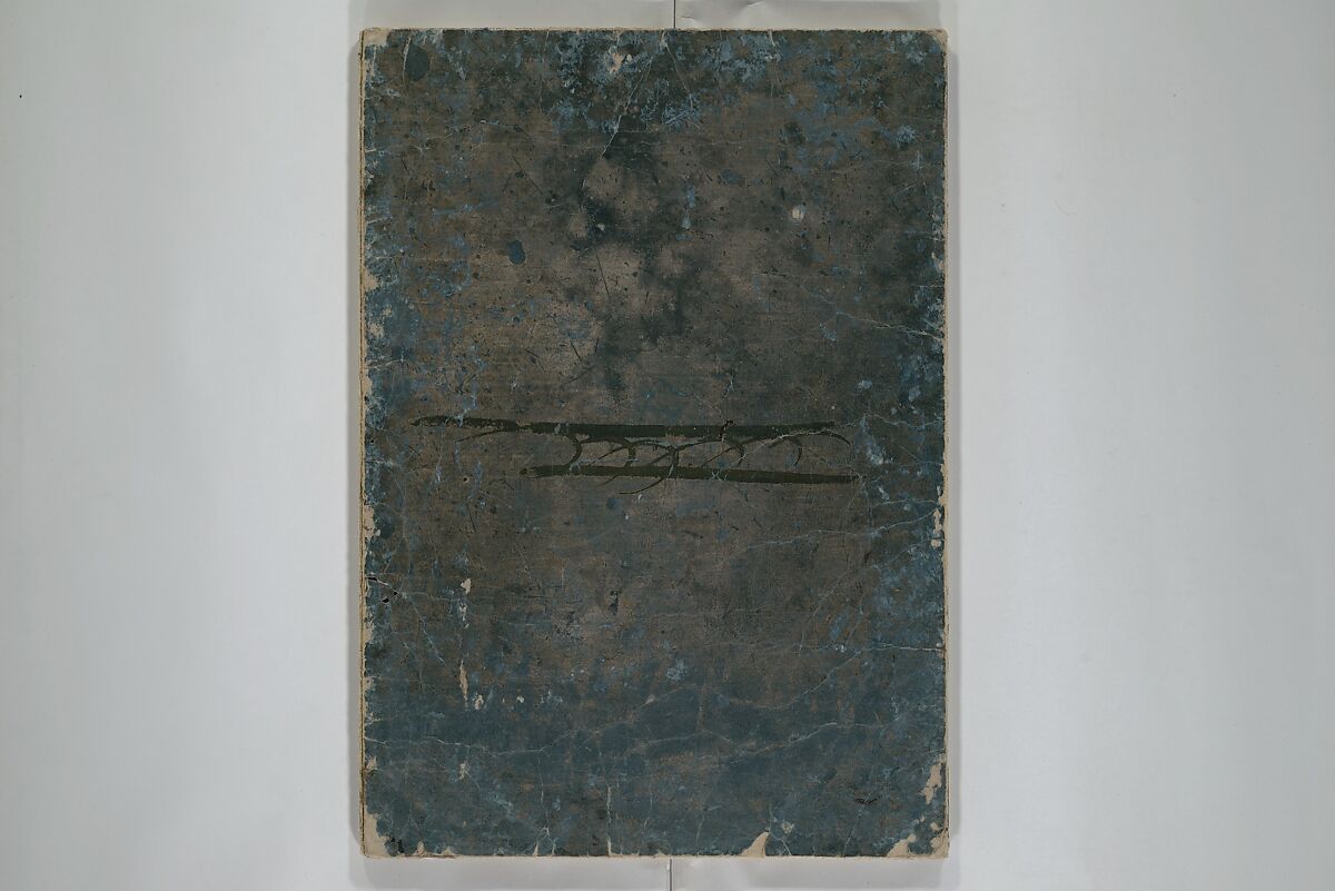 Gifts of the Ebb Tide (The Shell Book) (Shiohi no tsuto) 潮干のつと(都登), Kitagawa Utamaro 喜多川歌麿 (Japanese, ca. 1754–1806), Woodblock printed book (orihon, accordion-style); ink, color, mica, and gold-leaf on paper, Japan