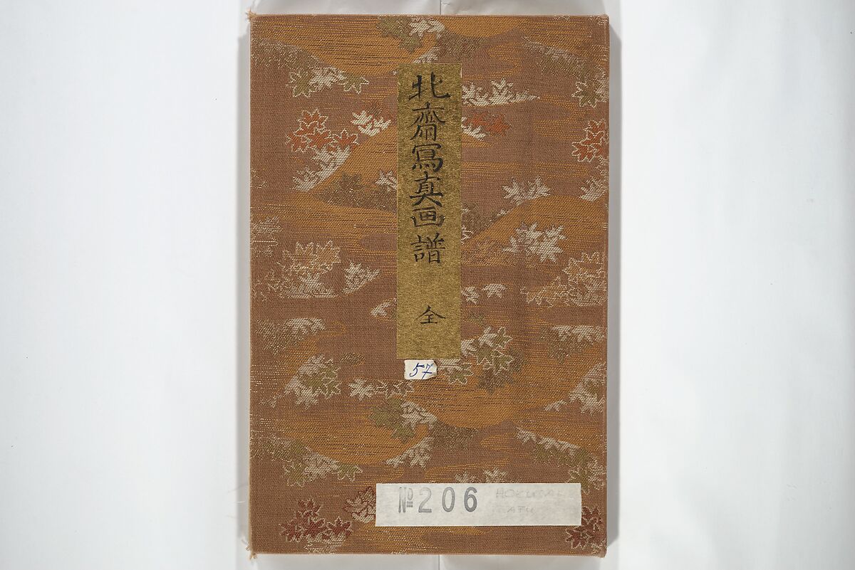 A Realistic Sketchbook by Hokusai (Hokusai shashin gafu) 北斎写真画譜, Katsushika Hokusai 葛飾北斎 (Japanese, Tokyo (Edo) 1760–1849 Tokyo (Edo)), Woodblock printed book (orihon, accordion-style); ink and color on paper, Japan