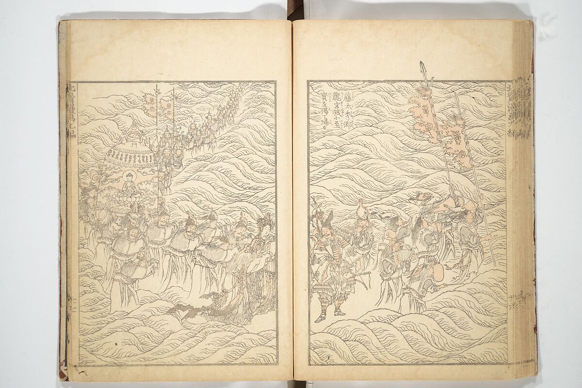 Transmitting the Spirit, Revealing the Form of Things, Volume 1 to 15 of Hokusai Sketchbooks (Denshin kaishu: Hokusai manga, shohen–jugohen) 伝神開手北斎漫画 初編-十五編, Katsushika Hokusai 葛飾北斎 (Japanese, Tokyo (Edo) 1760–1849 Tokyo (Edo)), Set of fifteen woodblock printed books; ink and color on paper, Japan