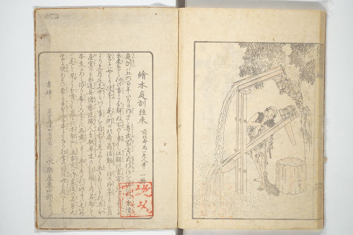 Transmitting the Spirit, Revealing the Form of Things, Volume 1 to 15 of Hokusai Sketchbooks (Denshin kaishu: Hokusai manga, shohen–jugohen) 伝神開手北斎漫画 初編-十五編, Katsushika Hokusai 葛飾北斎 (Japanese, Tokyo (Edo) 1760–1849 Tokyo (Edo)), Set of fifteen woodblock printed books; ink and color on paper, Japan