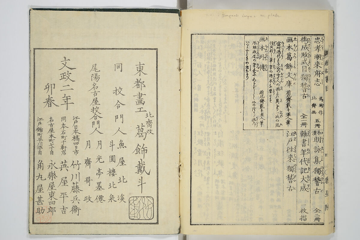 Transmitting the Spirit, Revealing the Form of Things, Volume 1 to 15 of Hokusai Sketchbooks (Denshin kaishu: Hokusai manga, shohen–jugohen) 伝神開手北斎漫画 初編-十五編, Katsushika Hokusai 葛飾北斎 (Japanese, Tokyo (Edo) 1760–1849 Tokyo (Edo)), Set of fifteen woodblock printed books; ink and color on paper, Japan