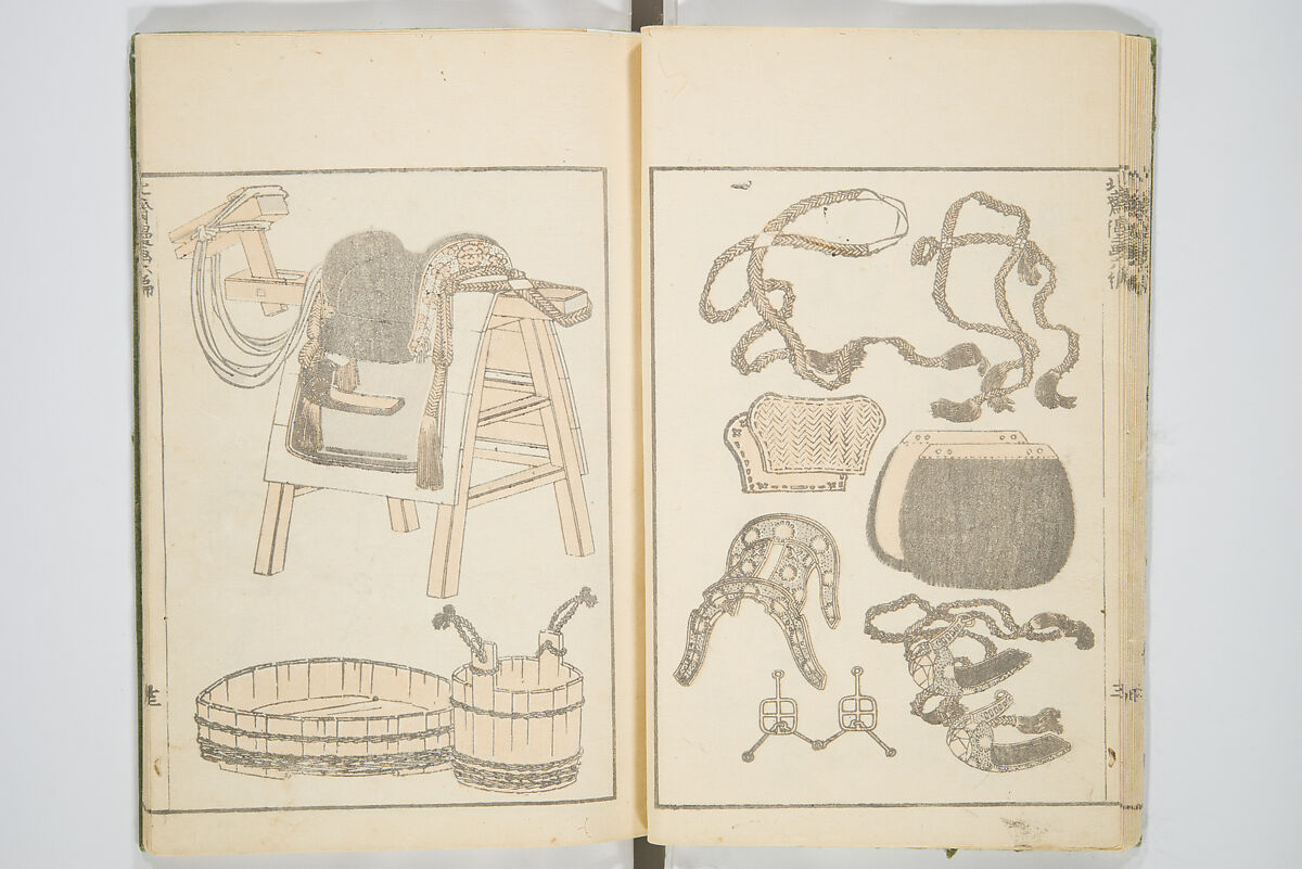 Transmitting the Spirit, Revealing the Form of Things, Volume 1 to 15 of Hokusai Sketchbooks (Denshin kaishu: Hokusai manga, shohen–jugohen) 伝神開手北斎漫画 初編-十五編, Katsushika Hokusai 葛飾北斎 (Japanese, Tokyo (Edo) 1760–1849 Tokyo (Edo)), Set of fifteen woodblock printed books; ink and color on paper, Japan