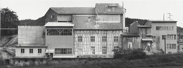 Lime Plant near Ulm, Germany, Bernd and Hilla Becher  German, Gelatin silver print