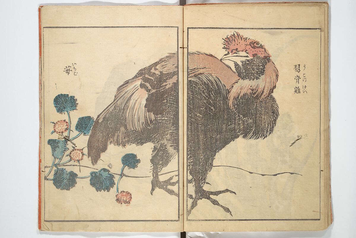 Picture Book with Mixed Verses on Jōruri (Puppet Theater) Ehon jōruri zekku)  繪本浄瑠璃絶句, Katsushika Hokusai 葛飾北斎 (Japanese, Tokyo (Edo) 1760–1849 Tokyo (Edo)), Woodblock printed book; ink and color on paper, Japan