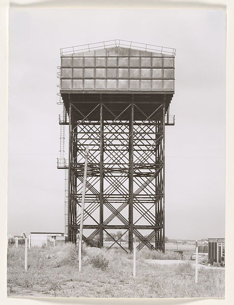 Watertower, 2 Views, Liverpool, Great Britain, Bernd and Hilla Becher (German, active 1959–2007), Gelatin silver prints