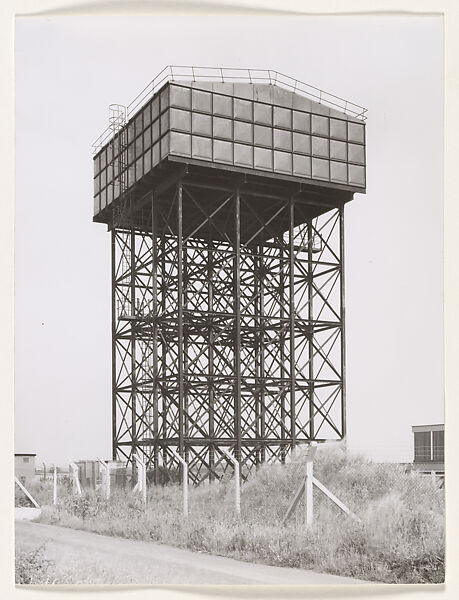 Watertower, 2 Views, Liverpool, Great Britain, Bernd and Hilla Becher (German, active 1959–2007), Gelatin silver prints