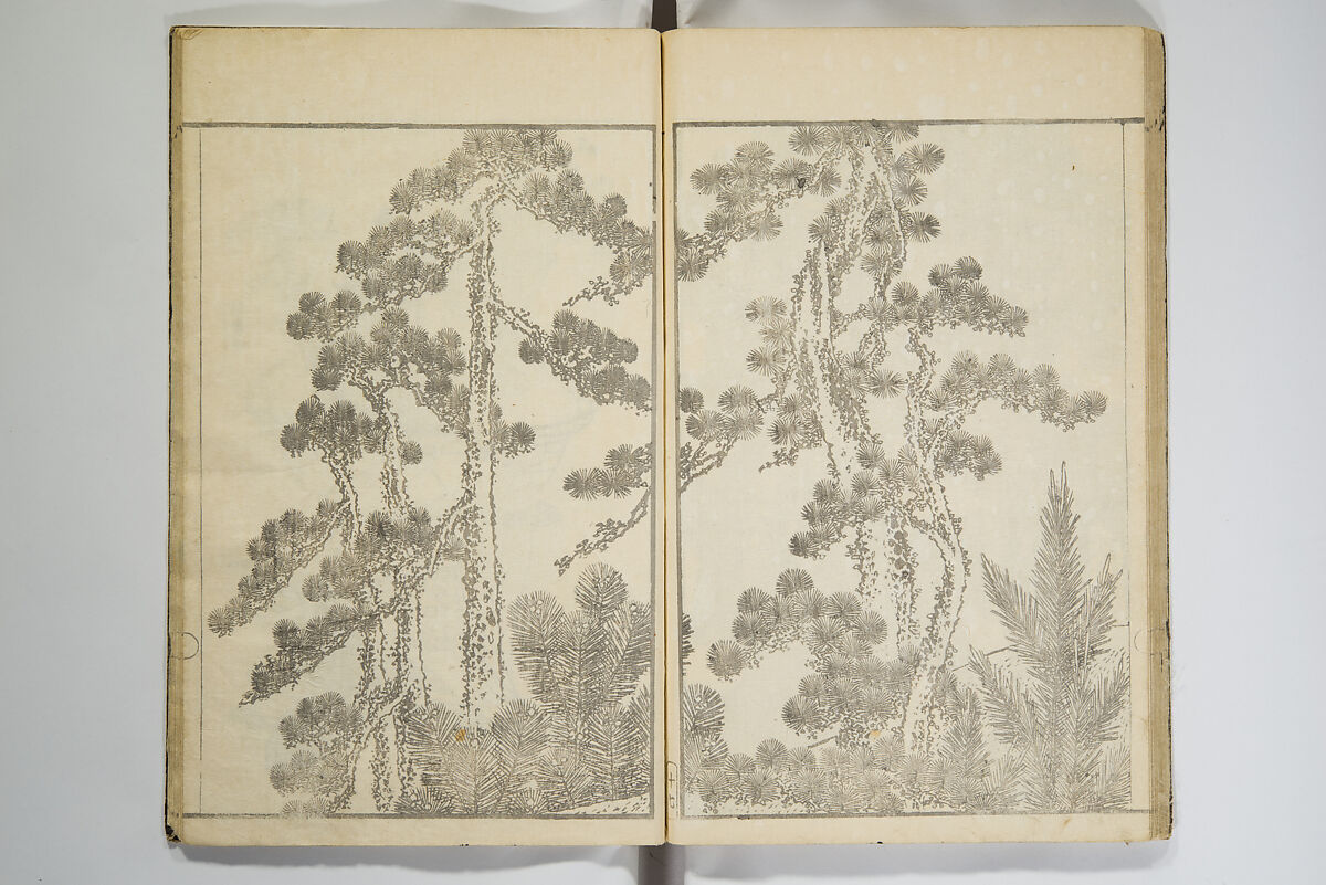 Picture Album Transmitting the Spirit: The Hokusai Drawing Style (Denshin gafu Hokusai gashiki), Katsushika Hokusai 葛飾北斎 (Japanese, Tokyo (Edo) 1760–1849 Tokyo (Edo)), Woodblock printed book; ink on paper, Japan