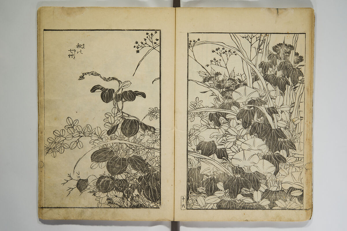 Various Pictures by Hokusai (Hokusai soga) 北斎麁画, Katsushika Hokusai 葛飾北斎 (Japanese, Tokyo (Edo) 1760–1849 Tokyo (Edo)), Woodblock printed book; ink on paper, Japan