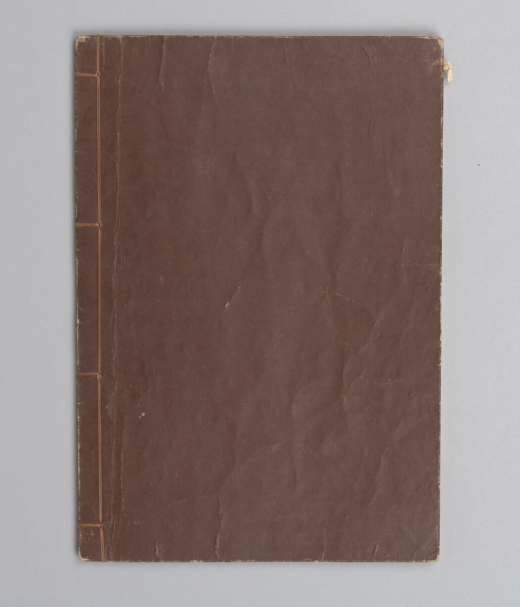 Illustrated “Anthology of Tang-Dynasty Poems” in Five-Syllable Lines (Tōshisen ehon gogon ritsu hairitsu) 画本唐詩選五言律排律, Katsushika Hokusai 葛飾北斎 (Japanese, Tokyo (Edo) 1760–1849 Tokyo (Edo)), Format: 5 volumes, fukurotoji (pouch binding); chūbon, Japan