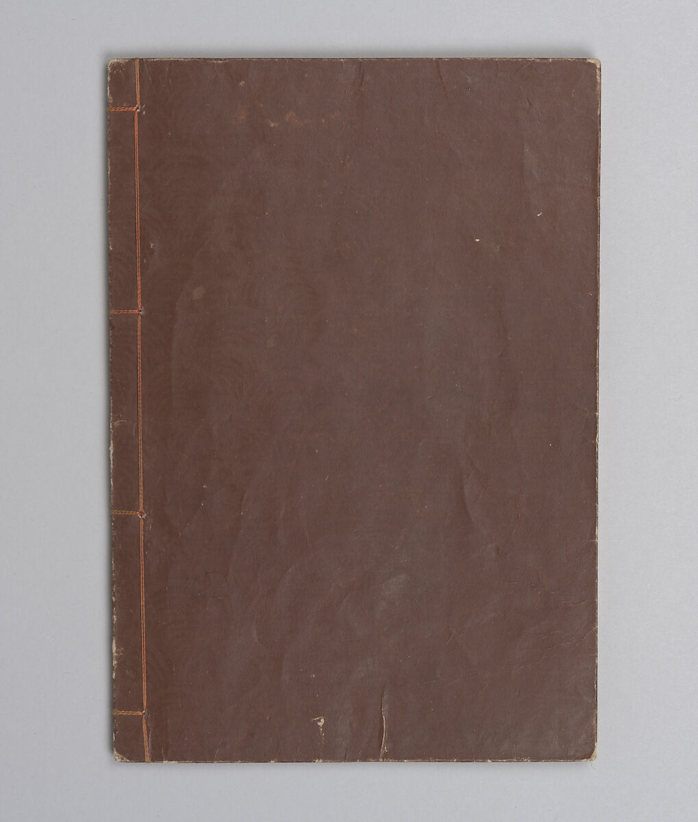 Illustrated “Anthology of Tang-Dynasty Poems” in Five-Syllable Lines (Tōshisen ehon gogon ritsu hairitsu) 画本唐詩選五言律排律, Katsushika Hokusai 葛飾北斎 (Japanese, Tokyo (Edo) 1760–1849 Tokyo (Edo)), Format: 5 volumes, fukurotoji (pouch binding); chūbon, Japan