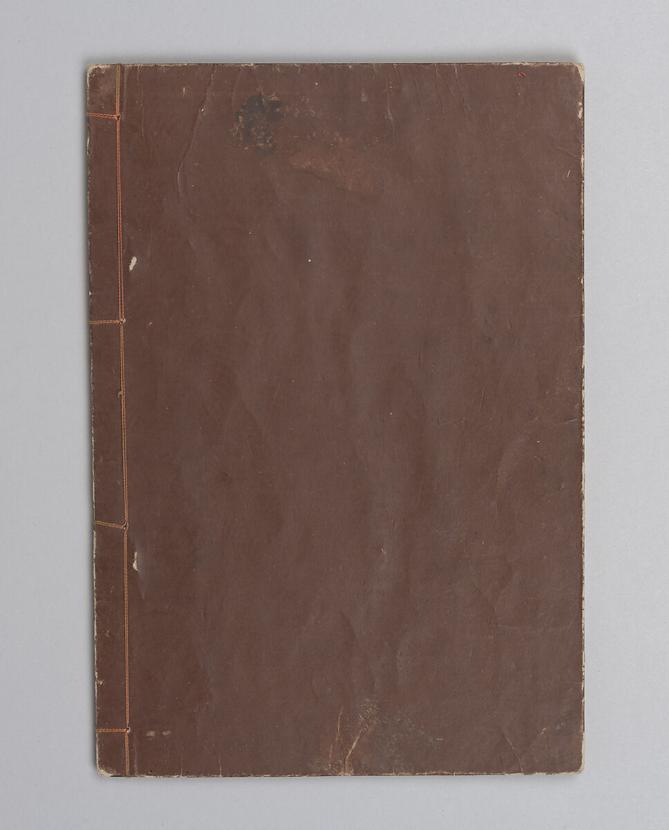 Illustrated “Anthology of Tang-Dynasty Poems” in Five-Syllable Lines (Tōshisen ehon gogon ritsu hairitsu) 画本唐詩選五言律排律, Katsushika Hokusai 葛飾北斎 (Japanese, Tokyo (Edo) 1760–1849 Tokyo (Edo)), Format: 5 volumes, fukurotoji (pouch binding); chūbon, Japan