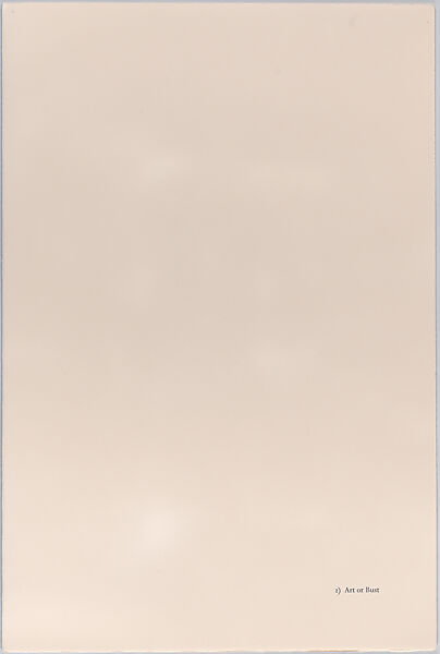 Not Conceptual, Joseph Goldyne (American, born Chicago, Illinois, 1942), Intaglio and monoprint