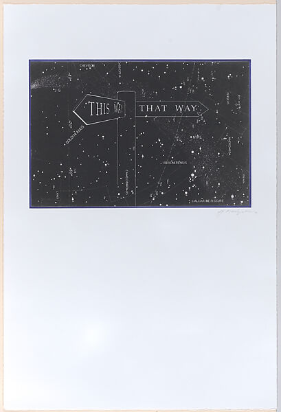 Not Conceptual, Joseph Goldyne (American, born Chicago, Illinois, 1942), Intaglio and monoprint