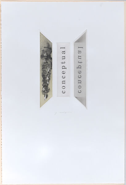 Not Conceptual, Joseph Goldyne (American, born Chicago, Illinois, 1942), Intaglio and monoprint