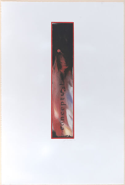 Not Conceptual, Joseph Goldyne (American, born Chicago, Illinois, 1942), Intaglio and monoprint