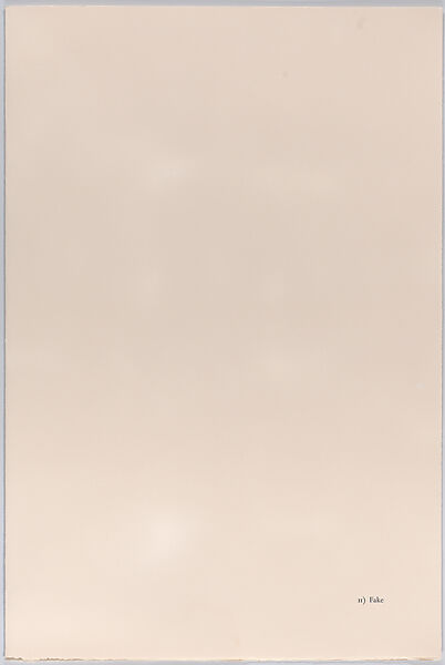 Not Conceptual, Joseph Goldyne (American, born Chicago, Illinois, 1942), Intaglio and monoprint