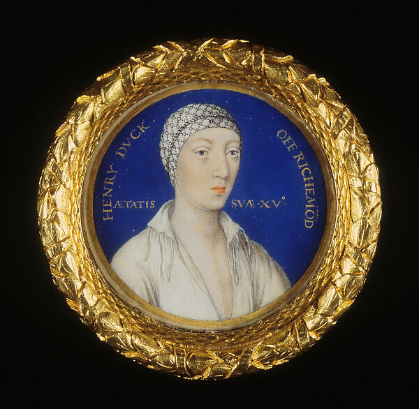 Henry Fitzroy, Duke of Richmond and Somerset, Lucas Horenbout  Flemish, Watercolor on vellum laid on playing card (the ace of hearts)