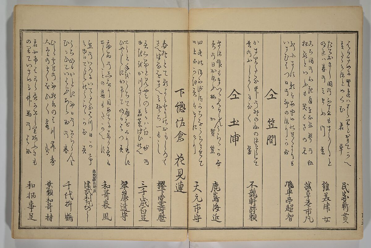 Men’s Stomping Dances (Otoko tōka) 男踏歌, Chōbunsai Eishi 鳥文斎栄之 (Japanese, 1756–1829), Woodblock printed book; ink and color on paper, Japan