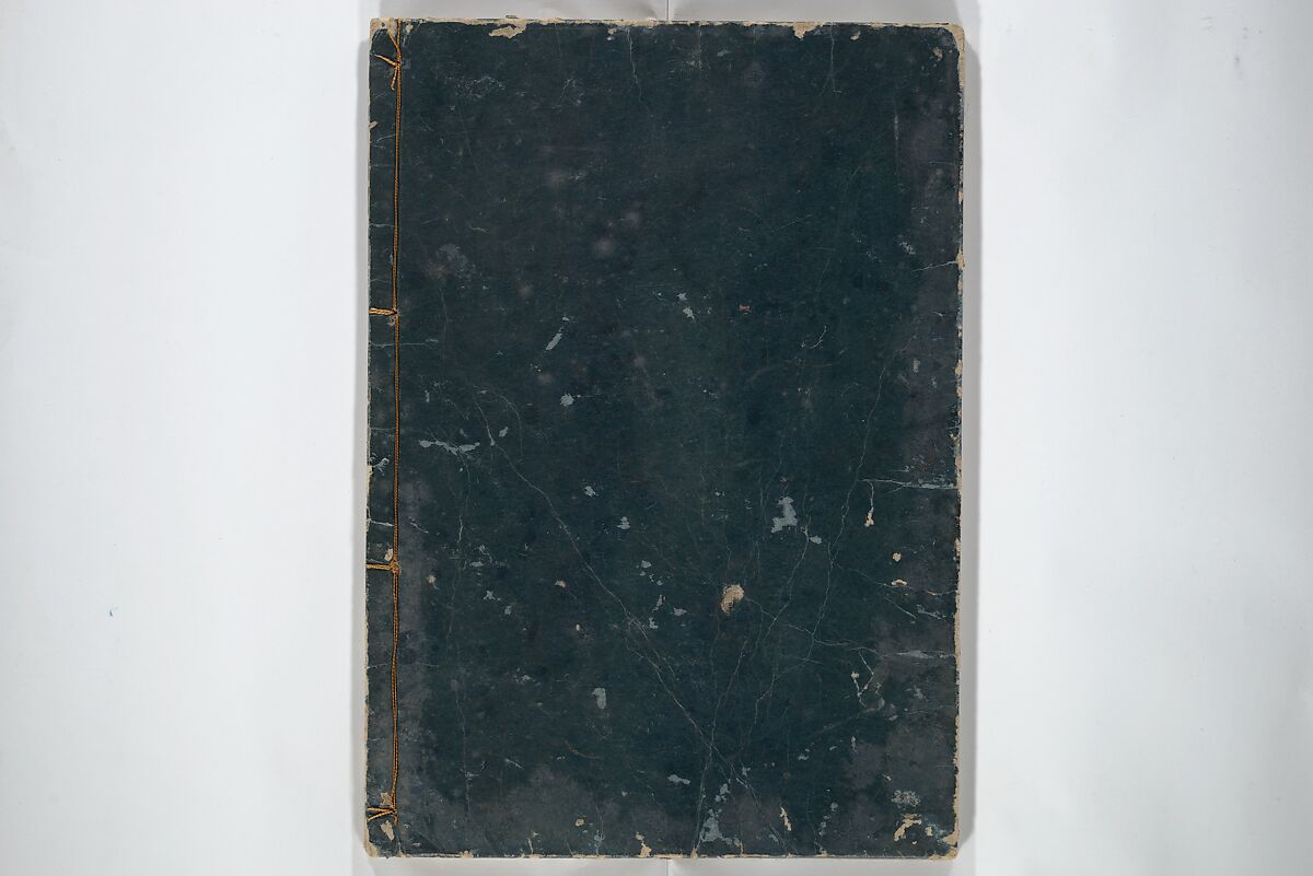 A Fashionable Representation of the Immortals of Poetry: Picture Book of Waka-no-ura (Fūryū kasen ehon waka no ura)  風流歌仙絵本和歌浦, Attributed to Takagi Sadatake 高木貞武 (Japanese, active early 18th century), Set of two woodblock printed books; ink on paper, Japan