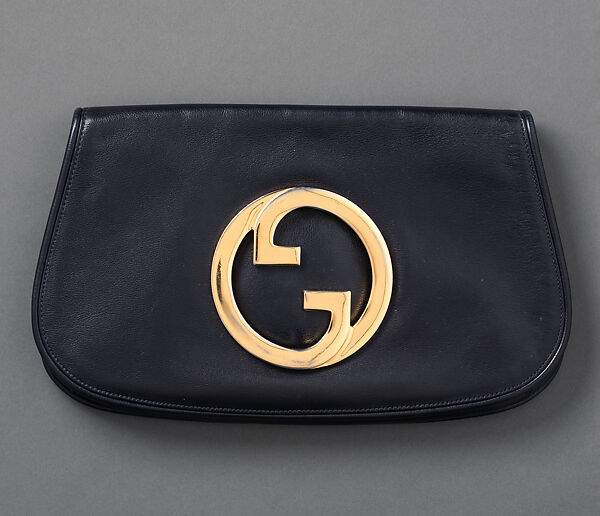 Clutch, Gucci (Italian, founded 1921), leather, metal, Italian 