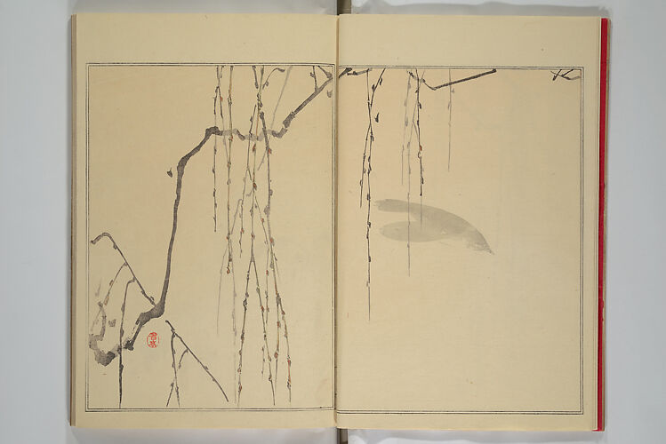 Picture Album of Birds and Flowers (Seitei Kachō gafu)  省亭花鳥画譜