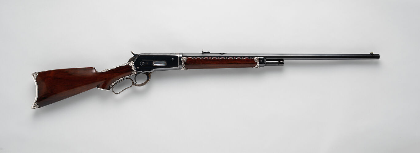Winchester Model 1886 Takedown Rifle decorated by Tiffany & Co. (serial no. 120528)