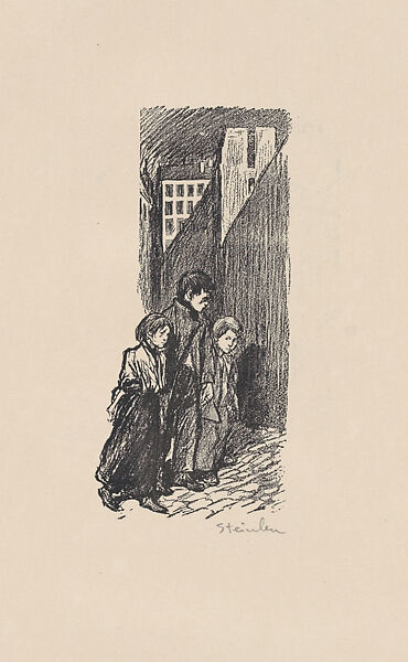 Dans la Vie (Proof for Book Illustration), Théophile-Alexandre Steinlen (French (born Switzerland), Lausanne 1859–1923 Paris), Photomechanical print 