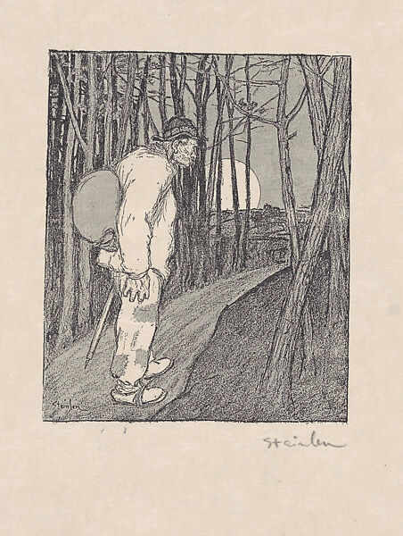 Dans la Vie (Proof for Book Illustration), Théophile-Alexandre Steinlen (French (born Switzerland), Lausanne 1859–1923 Paris), Lithograph 